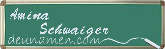 Amina Schwaiger Visitenkarte